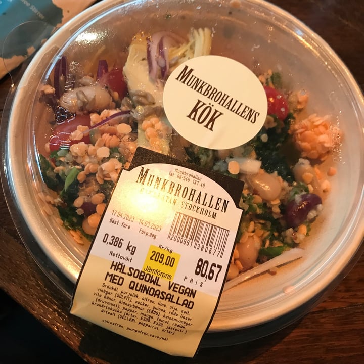 photo of Barrels (Gamla Stan) quinoa salad shared by @veggyelena on  19 Mar 2023 - review