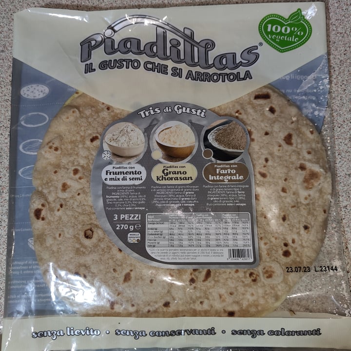 photo of Piadillas Tris Di Gusti shared by @giorginaveg on  30 Jun 2023 - review