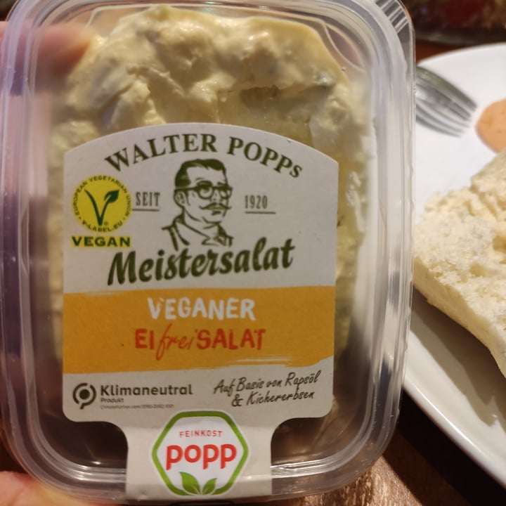 photo of Walter Popps Meistersalat veganer Ei-frei-Salat shared by @livinginitaly on  11 Apr 2023 - review