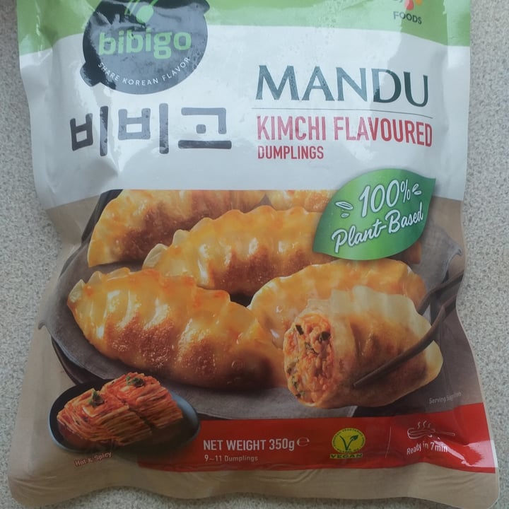 photo of Bibigo Mandu Vegetable Dumplings Kimchi Flavoured shared by @klavina on  27 Jan 2023 - review