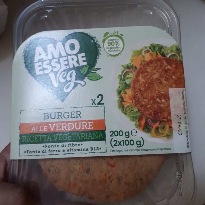photo of Amo Essere Veg burger alle verdure shared by @paolinasw on  13 Jul 2023 - review