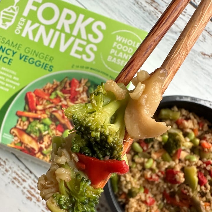 photo of Forks Over Knives Sesame Ginger Fancy Veggies & Rice shared by @berryveganplanet on  12 Jun 2023 - review