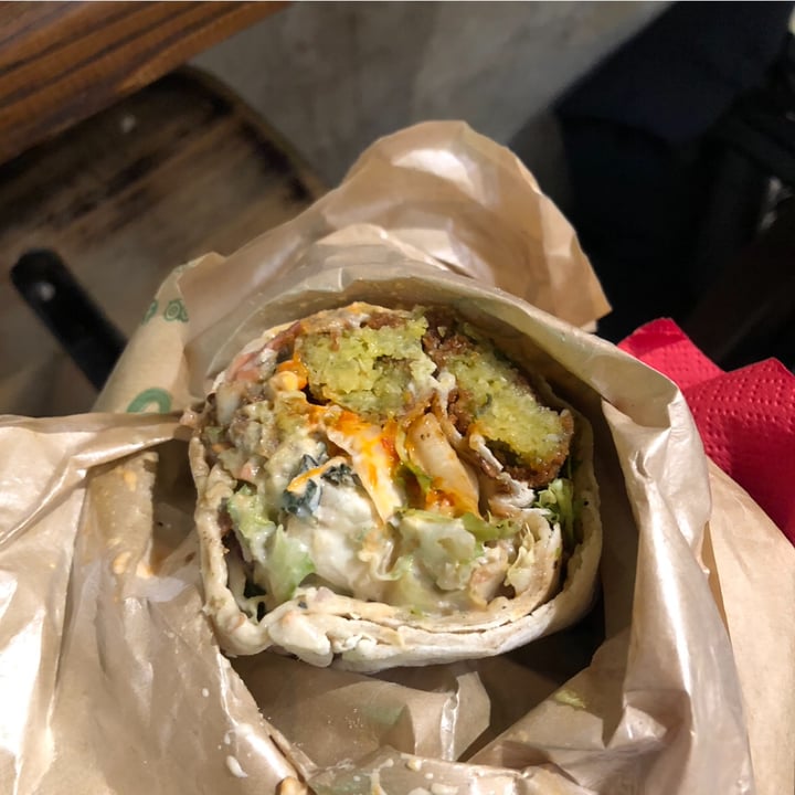 photo of Santo Falafel Falafel wrap shared by @frappa on  06 Jul 2023 - review