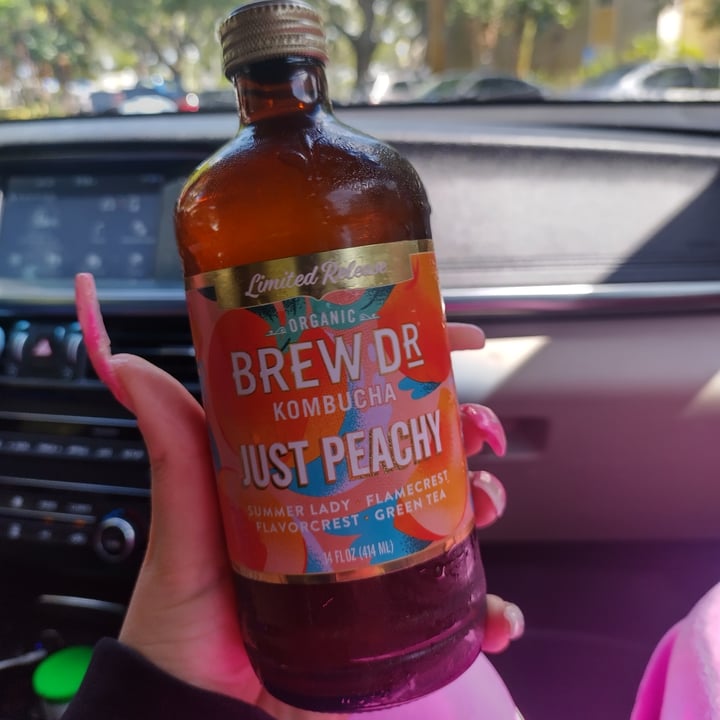 photo of Brew Dr. Kombucha Just Peachy shared by @alyssaa on  28 Jul 2023 - review
