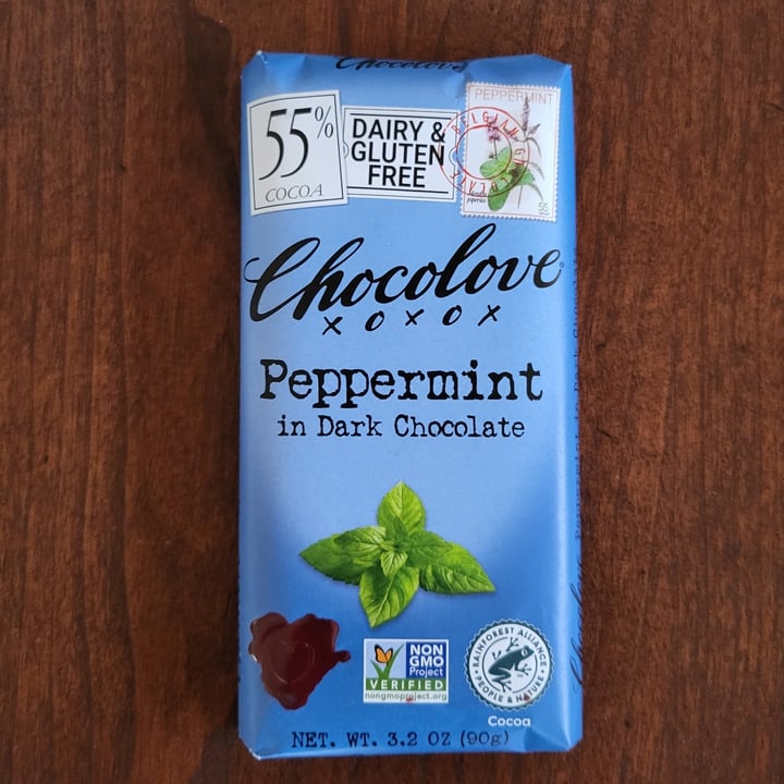 photo of Chocolove Peppermint in Dark Chocolate shared by @acastillon on  10 Feb 2023 - review