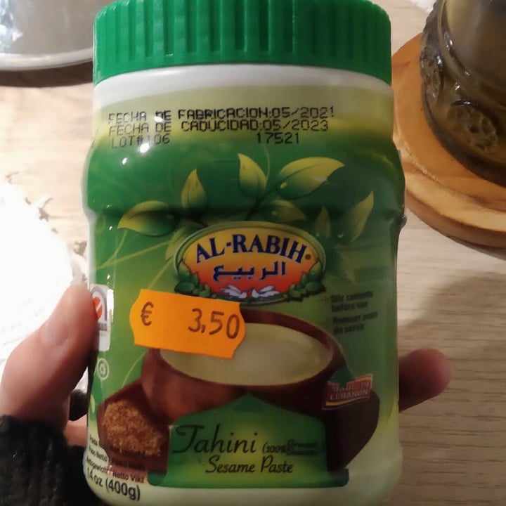 photo of Al-Rabih Tahini (Sesame Paste) shared by @reginaphalange2 on  30 Mar 2023 - review