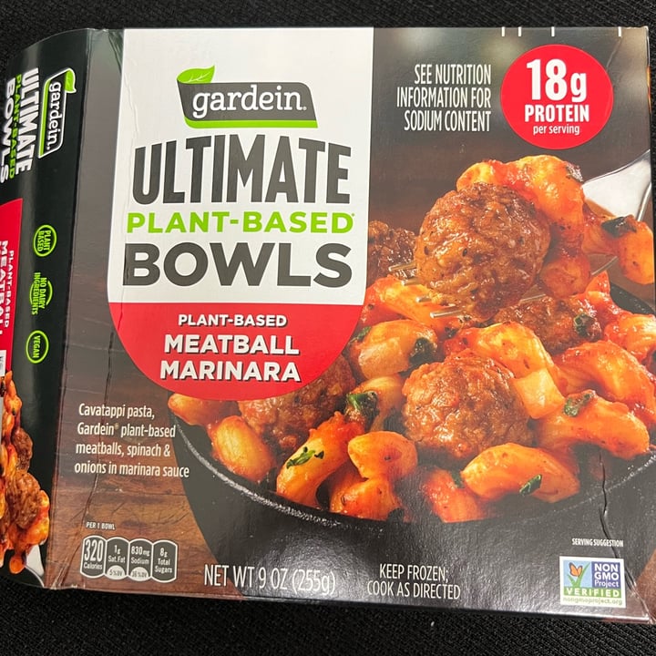photo of Gardein ultimate plant based bowls meatball marinara shared by @myblissfuljourney on  27 Jul 2023 - review