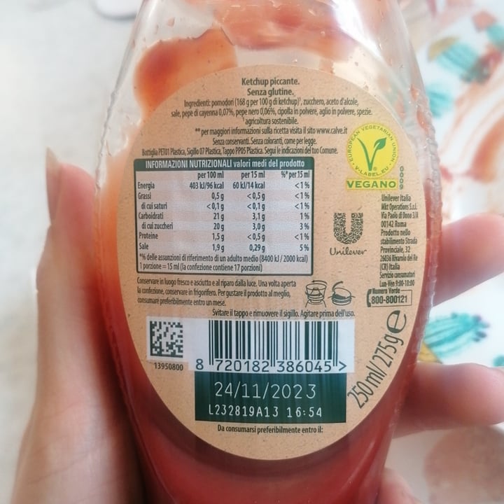 photo of Calvé Ketchup piccante shared by @mizzom on  28 Mar 2023 - review