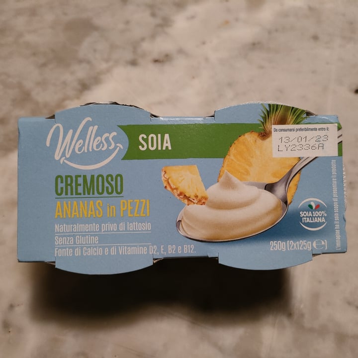 photo of Welless Cremoso Ananas In Pezzi shared by @lauralettini on  31 Dec 2022 - review
