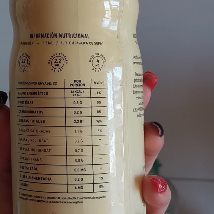 photo of Green Food Makers Creamer sabor Original shared by @bastet on  05 Jan 2023 - review