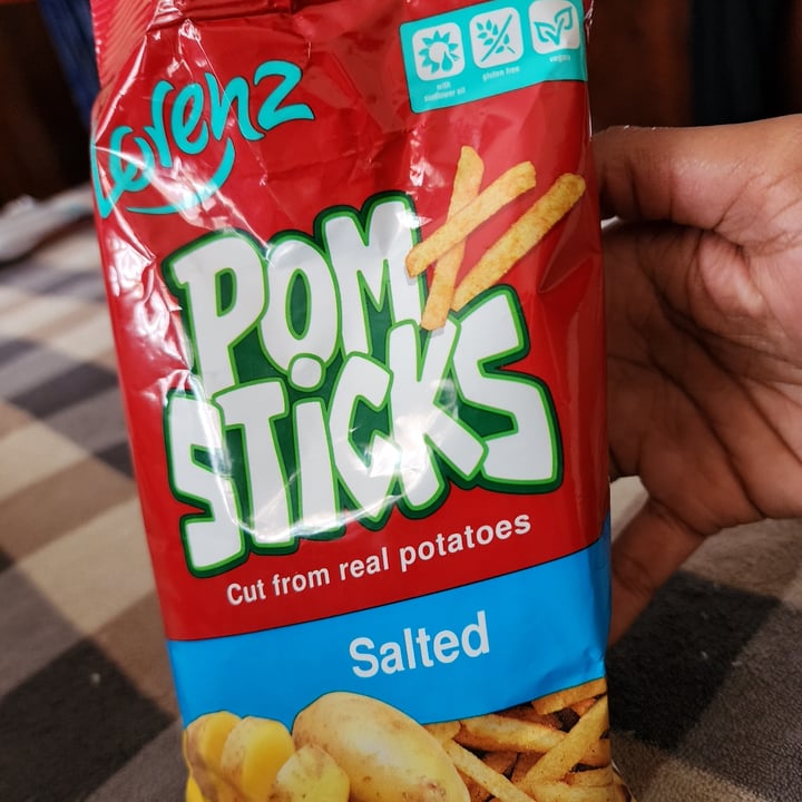 photo of Lorenz Pomsticks salted shared by @sachthevegan on  19 Jan 2023 - review