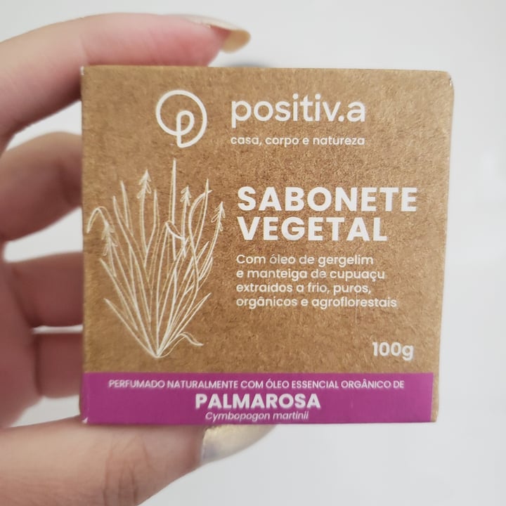 photo of Positiv.a Sabonete Vegetal Palmarosa shared by @scs on  02 Mar 2023 - review