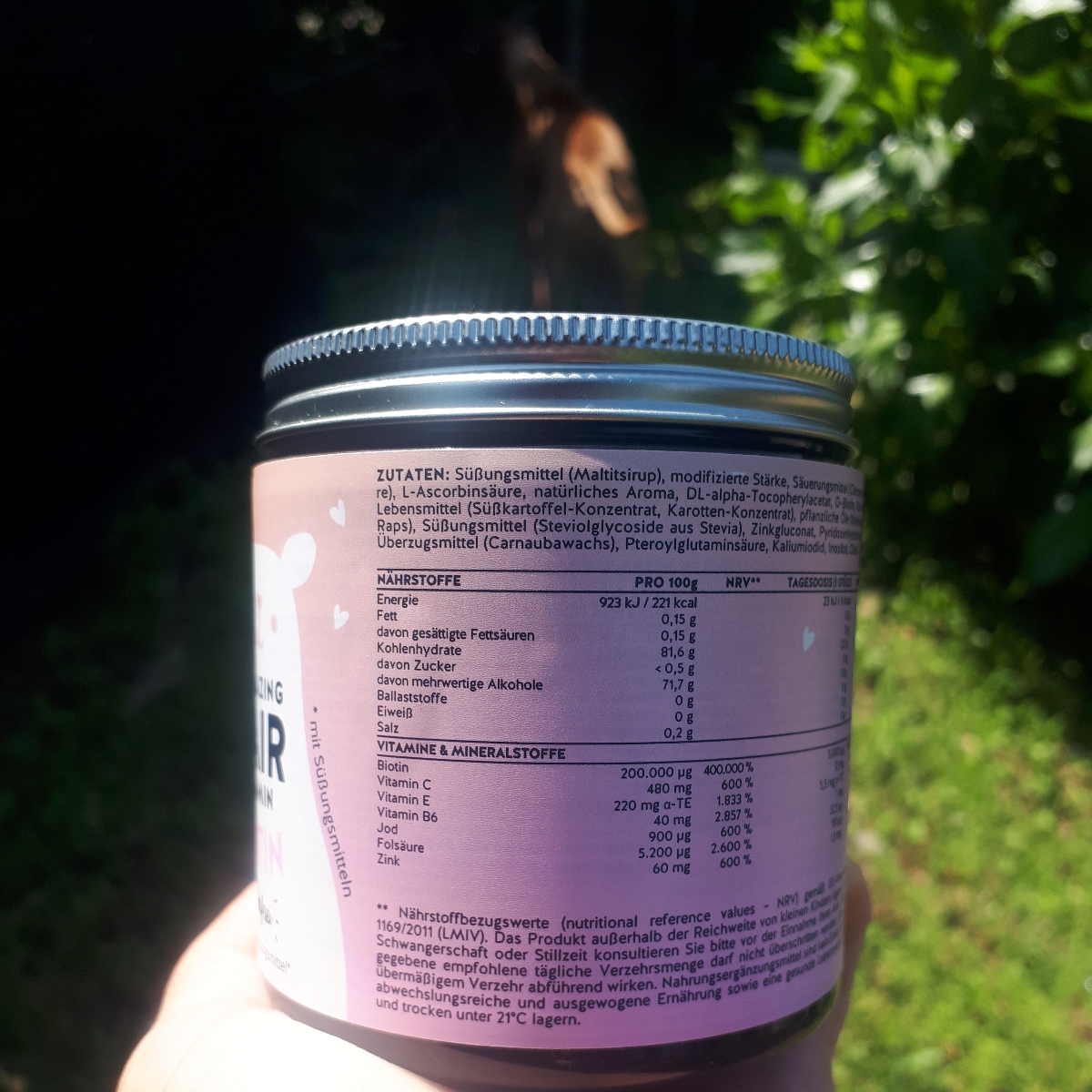 ah-mazing hair vitamin Biotin from Buckerfrei - Vegan Product Reviews ...