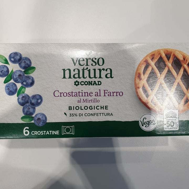 photo of Verso Natura Conad Veg Crostatine Di Farro Al Mirtillo shared by @sharon69 on  09 Jul 2023 - review