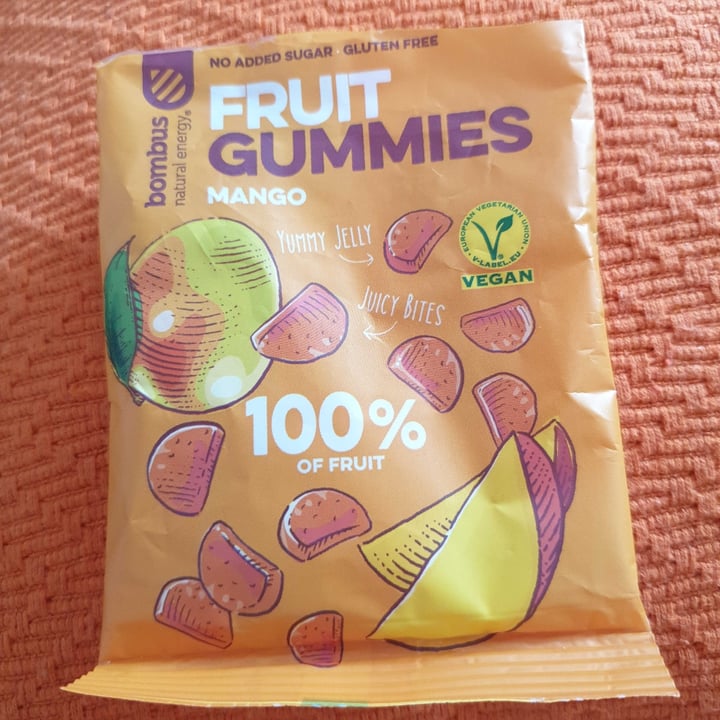 photo of Bombus natural energy Fruit Energy Mango Gummies shared by @vegdana on  05 Apr 2023 - review