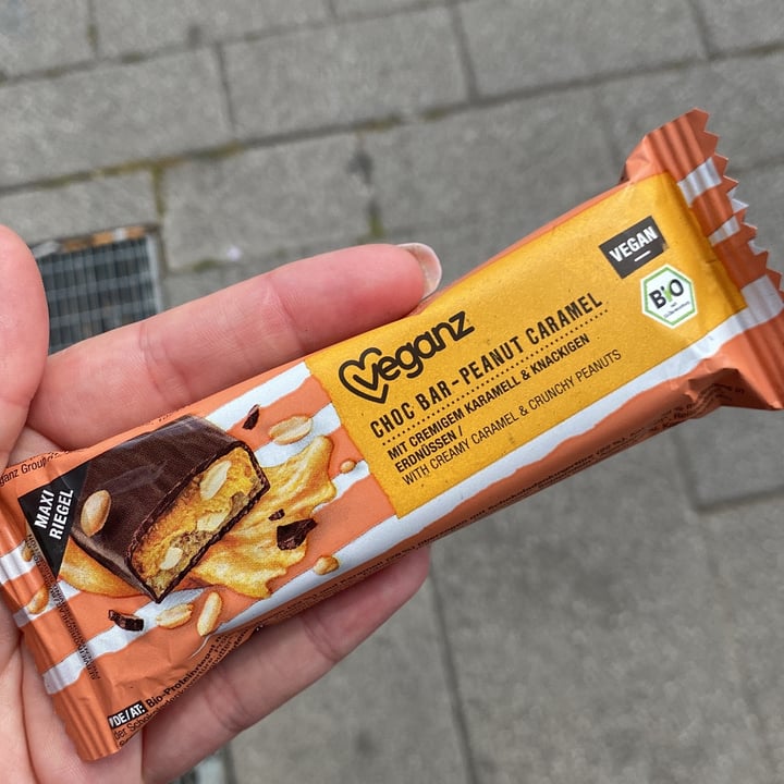 photo of Veganz Choc Bar Peanut Caramel shared by @blurrycarla on  06 Jun 2023 - review