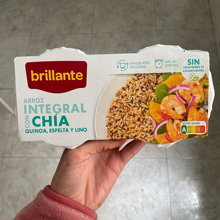 photo of Brillante Arroz Integral Con Chia, Quinoa, Espelta Y Lino shared by @lauraperezz on  27 May 2023 - review