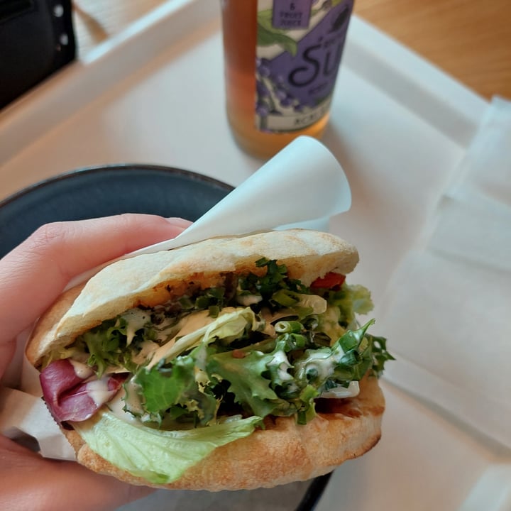 photo of Tolstoy - Plant-Based Eatery "Beef" & Garlic Ranch Pita shared by @appleblossom on  19 May 2023 - review