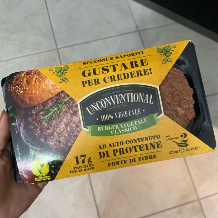 photo of Unconventional Burger Vegetale Classico - Classic Burger shared by @giada292 on  24 Mar 2023 - review