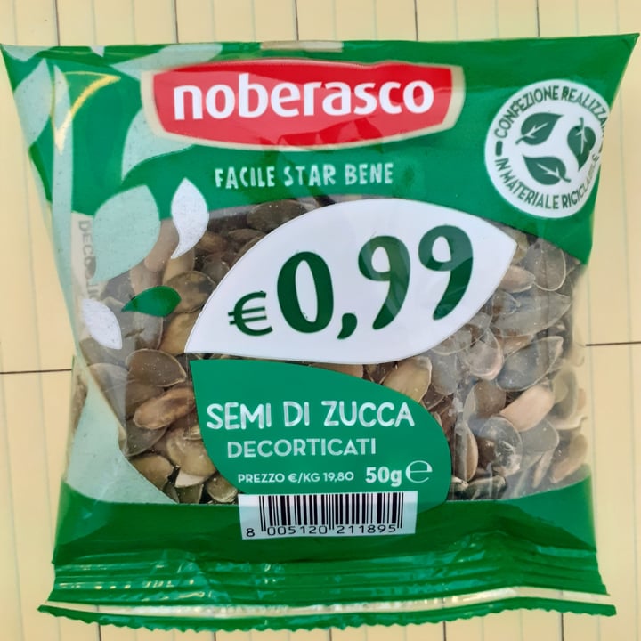 photo of Noberasco Semi di zucca decorticati shared by @rosselladuca on  06 May 2023 - review