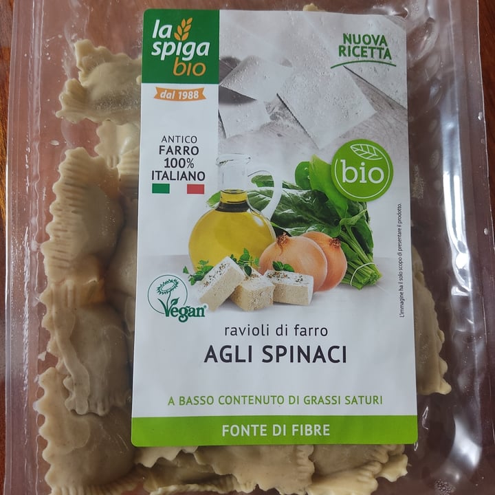 photo of La Spiga Bio Ravioli di Farro agli spinaci shared by @marghemarghe on  12 Mar 2023 - review