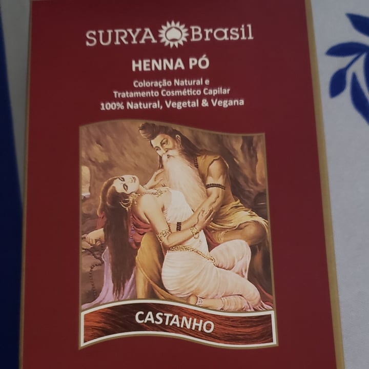photo of Surya Brasil Henna Em Pó shared by @nilzaleiteferreira on  28 Dec 2022 - review