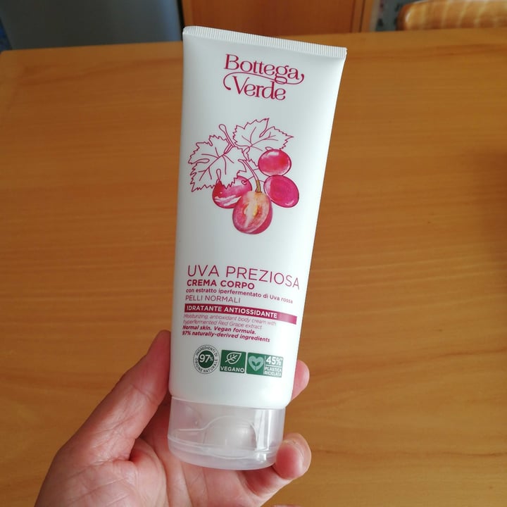 photo of Bottega Verde crema corpo uva preziosa shared by @eleotre on  27 Apr 2023 - review