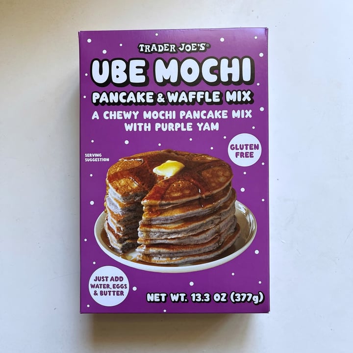 photo of Trader Joe's Ube Mochi Pancake & Waffle Mix shared by @kyu on  28 May 2023 - review