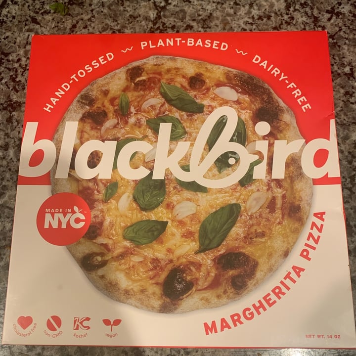 photo of Blackbird Foods Pizza Margherita shared by @friendlyvegan on  18 Dec 2022 - review