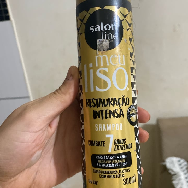 photo of Salon line Shampoo Meu Liso - Restauração Intensa shared by @blessedtiger53 on  25 May 2023 - review