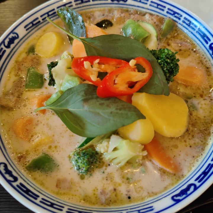 photo of Thai vegan kitchen Green Curry with protein shared by @heidihelsinki on  06 Jul 2023 - review