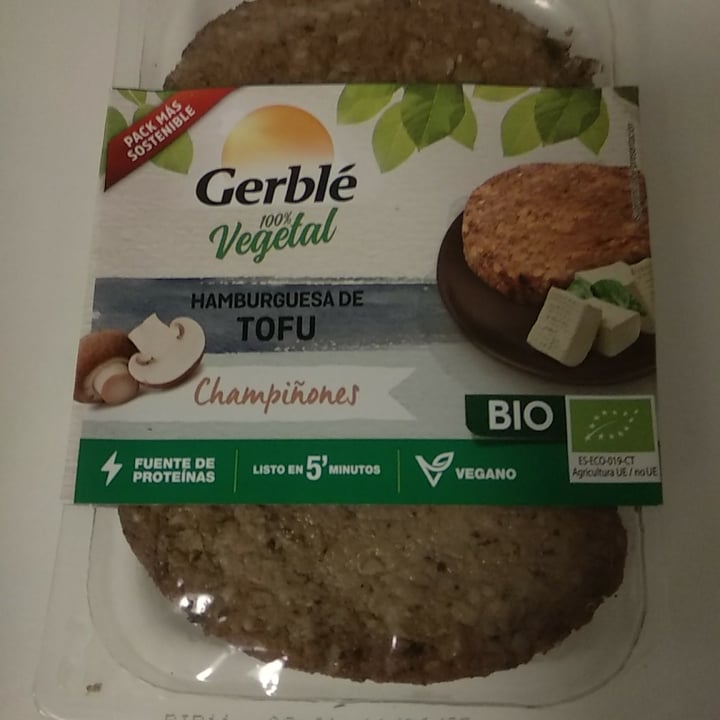 photo of Gerblé Hamburguesa Tofu y Champiñones shared by @raydaf on  04 Mar 2023 - review