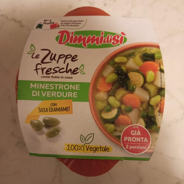 photo of Dimmidisi Minestrone di verdure con soia edamame shared by @laurafalsetti on  22 Mar 2023 - review