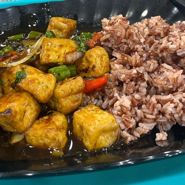 Photo of the dish “Basil Tofu Rice”