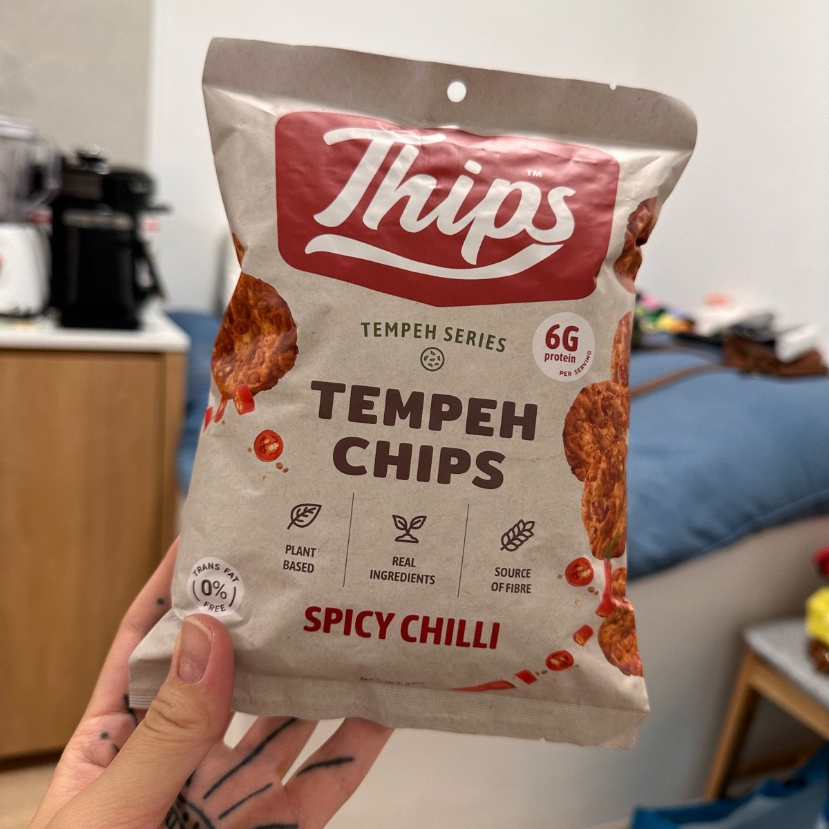 Thips Spicy Chilli Tempeh Chips Reviews abillion