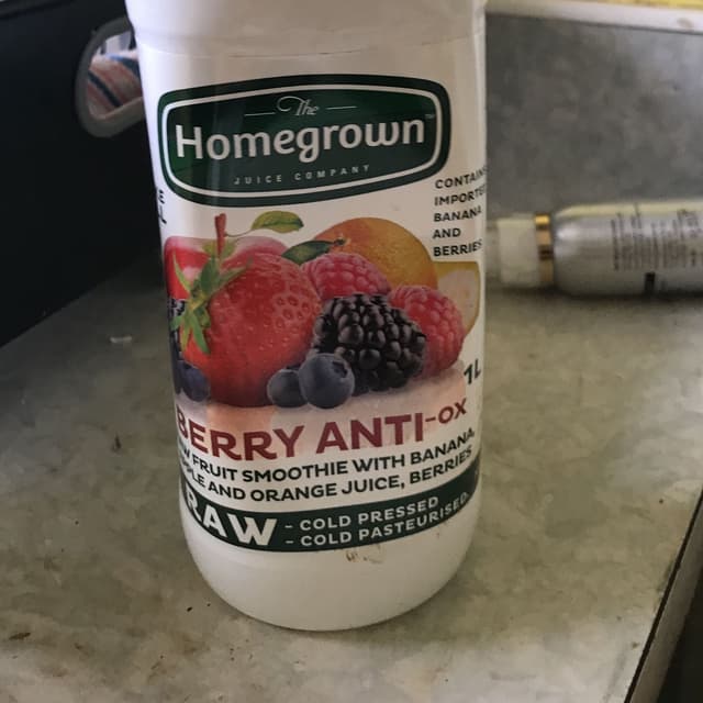 Berry Anti-Ox from Homegrown Juice Company Vegan Product Reviews