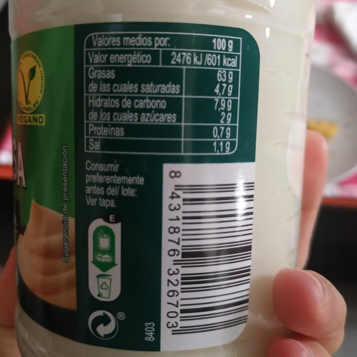 photo of Carrefour Sensation Veganesa shared by @ornitorrincavegana on  21 Jan 2023 - review