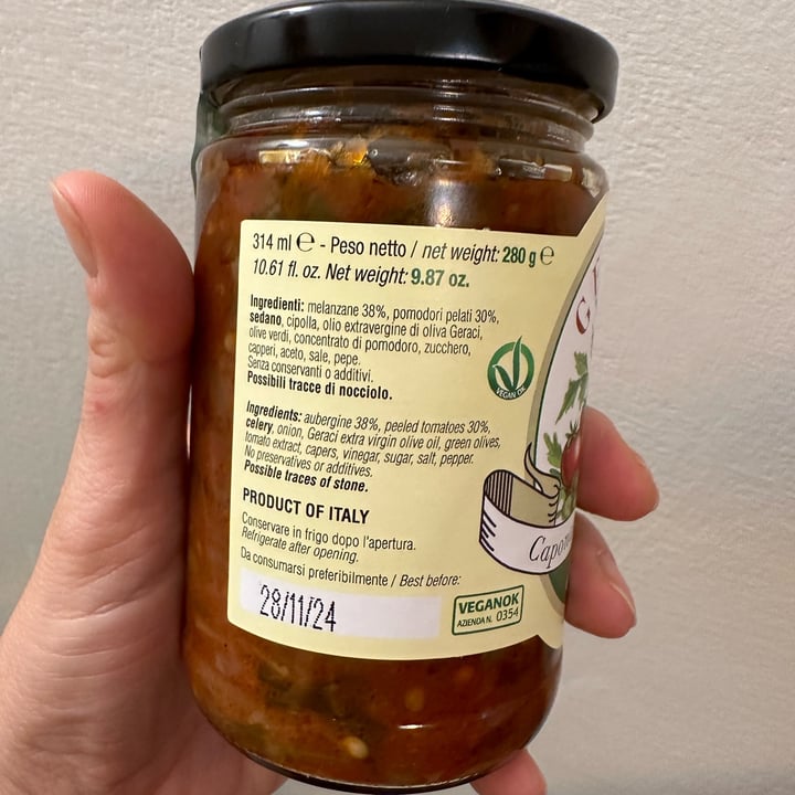 photo of Geraci Caponata Di Melanzane shared by @vanimao on  22 May 2023 - review