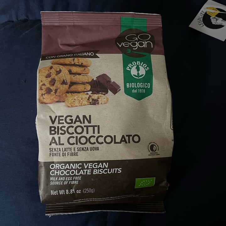 photo of Probios Vegan biscotti al cioccolato shared by @imjustsabri on  26 Dec 2022 - review