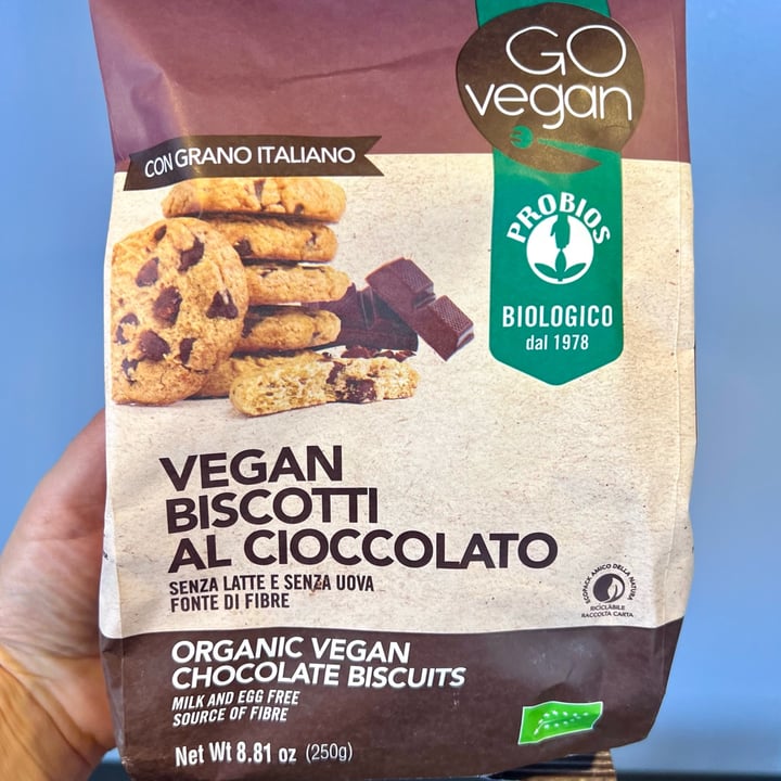 photo of Probios Vegan biscotti al cioccolato shared by @marylea on  11 Jan 2023 - review
