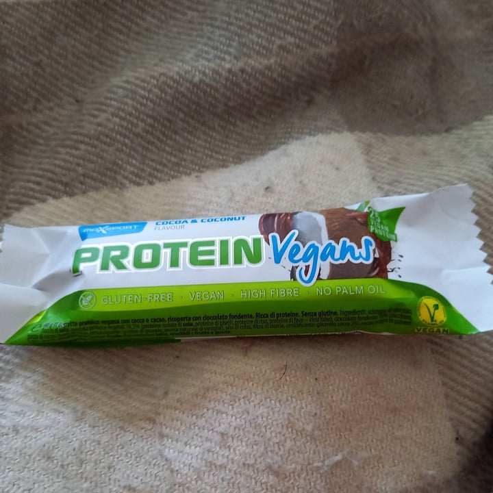 photo of Maxsport protein vegans Cocoa & Coconut shared by @sparrownest on  06 Jul 2023 - review