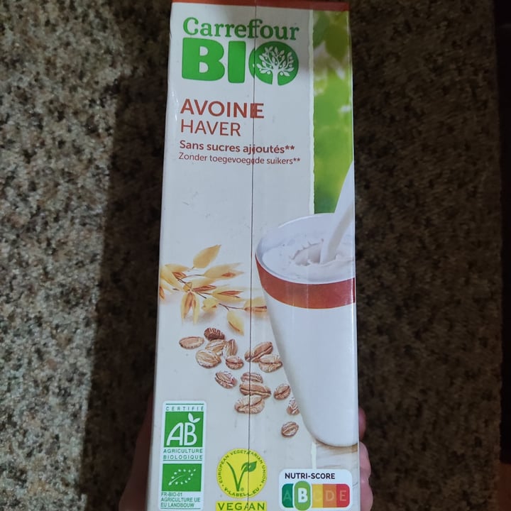 photo of Carrefour Bio Boisson Avoine shared by @goe on  08 Apr 2023 - review