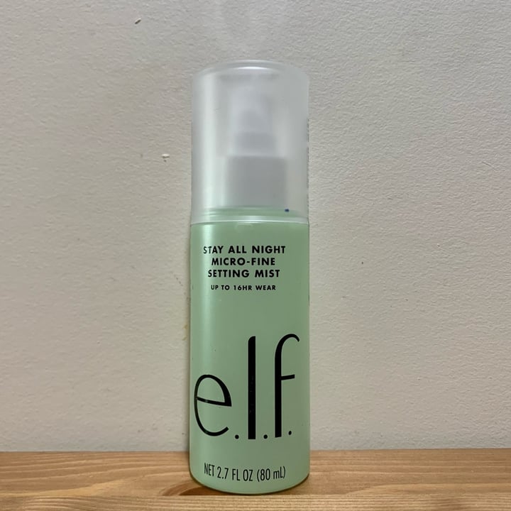 photo of e.l.f. Cosmetics Stay All Night micro fine setting mist shared by @soki on  02 Jan 2023 - review