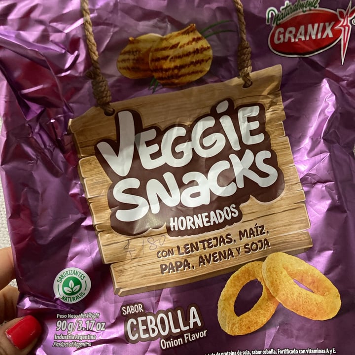 photo of Granix Veggie Snacks Sabor Cebolla shared by @psivegsol on  14 Jan 2023 - review