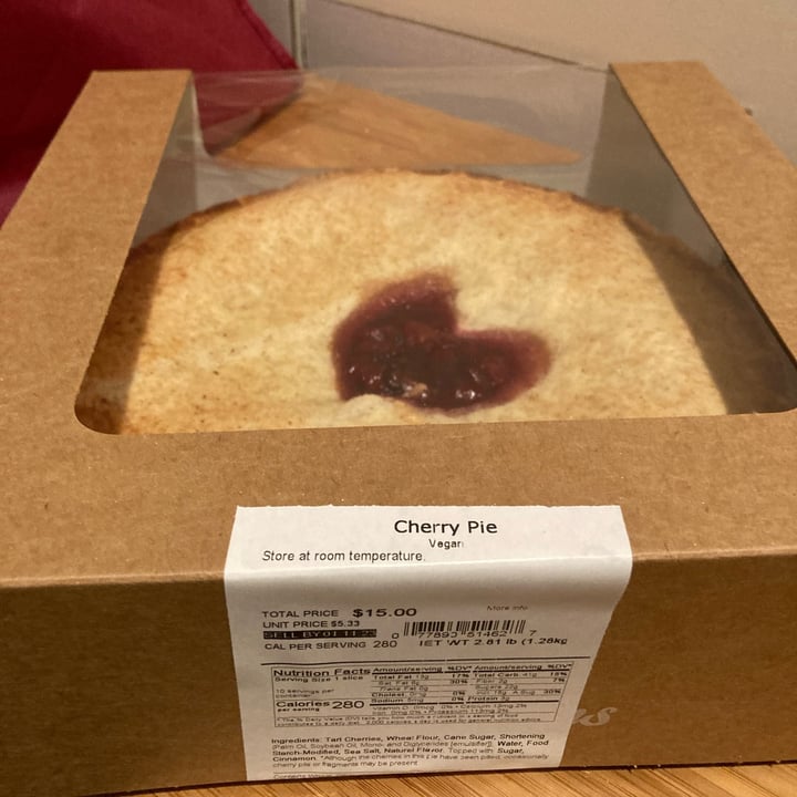 photo of Wegmans Cherry Pie shared by @rjp on  19 Jan 2023 - review