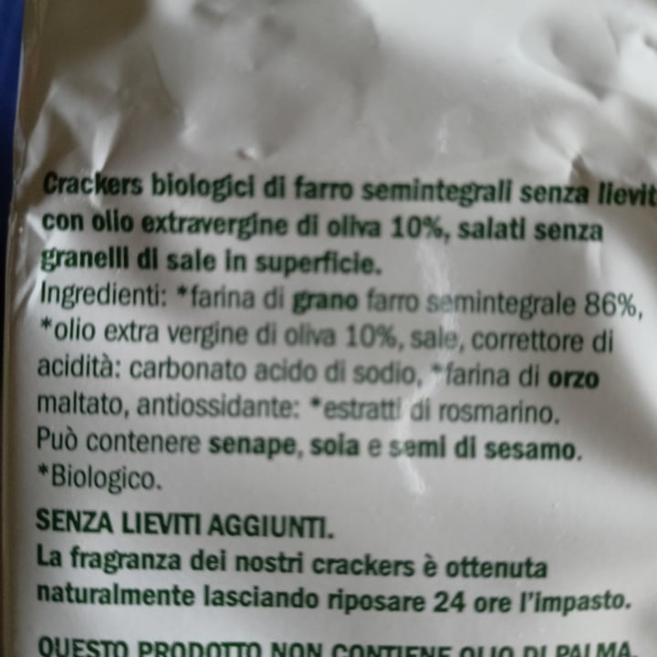 photo of EcorNaturaSì crackers biologici semintegrali al farro shared by @paola61 on  01 Jul 2023 - review