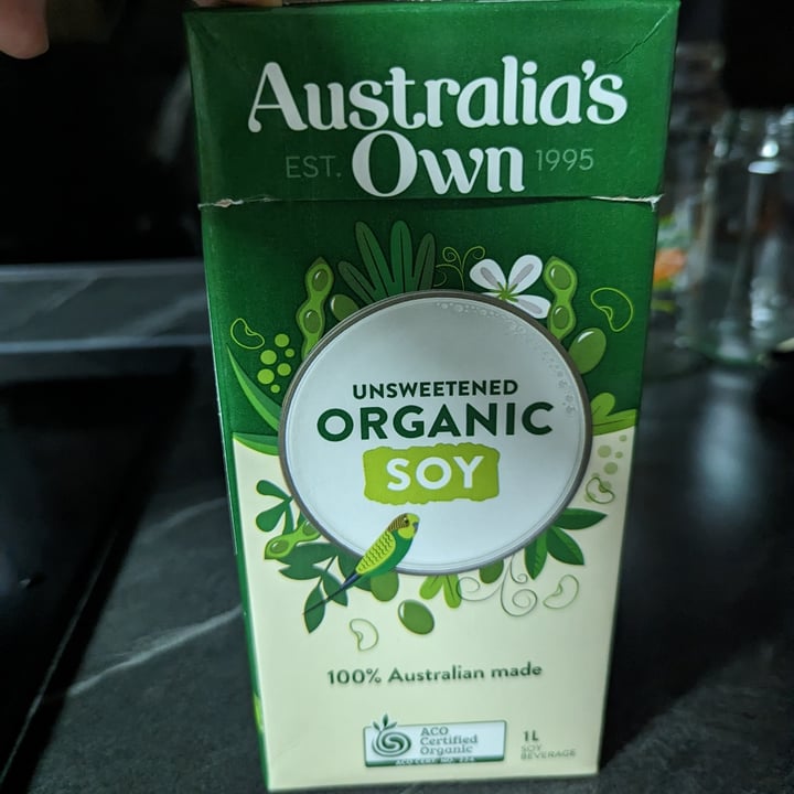 photo of Australia's Own Organic Soy Milk Unsweetened shared by @hongy on  27 May 2023 - review