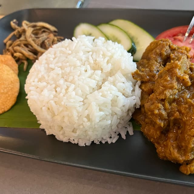 Photo of the dish “Rendang Mutton Rice”
