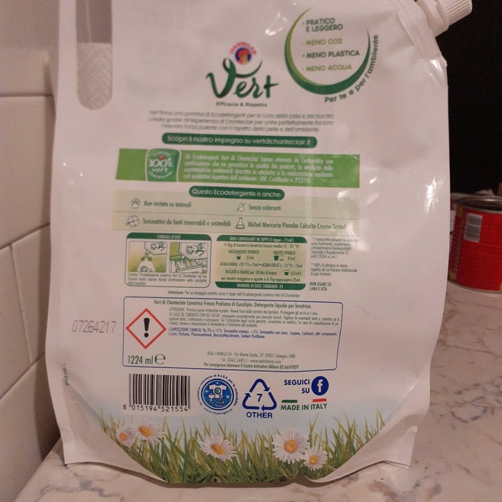 photo of Vert di Chanteclair Ecodetergente Lavatrice shared by @nadiamincuzzi on  12 Feb 2023 - review