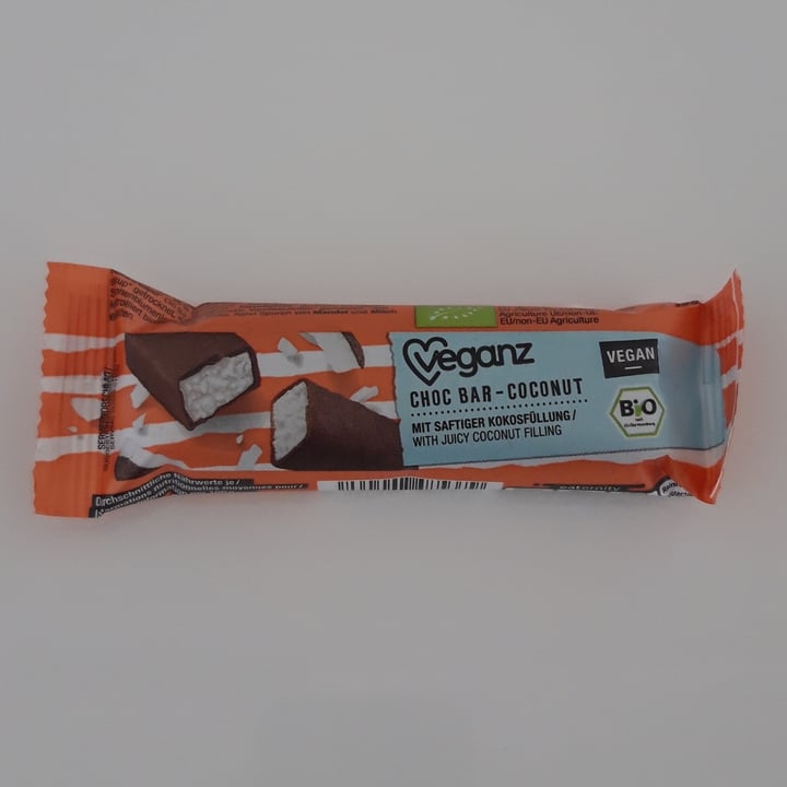 photo of Veganz choc bar coconut shared by @isabela99 on  13 Jul 2023 - review